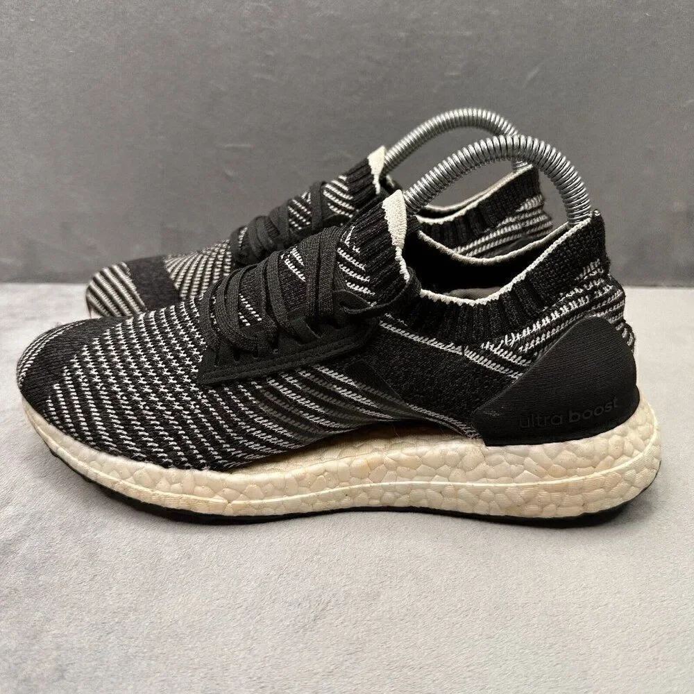 adidas UltraBoost X Womens Size 7.5 Shoes Black‎ White Athletic Fashion Sneakers